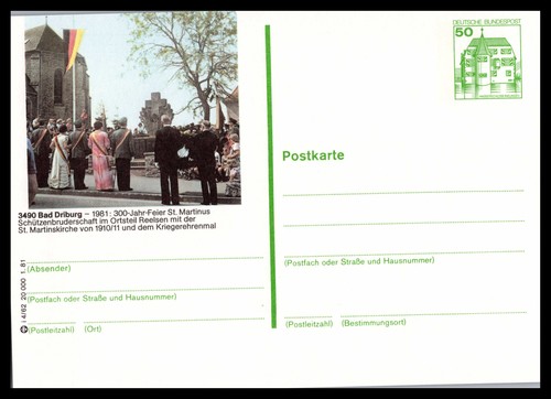 Brd 1981 bildpostkarte - 1981,